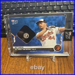 2021 Topps Now Trey Mancini Home Run Derby Sock Relic /49 #HRD-2A Orioles