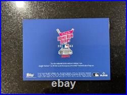 2022 MLB Topps NOW Home Run Derby Dual Sock Relic P. Alonso/J. Rodriguez /10