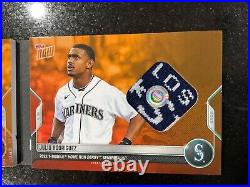 2022 MLB Topps NOW Home Run Derby Dual Sock Relic P. Alonso/J. Rodriguez /5