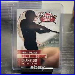 2022 TOPPS SERIES 1 HOME RUN DERBY DUEL SSP Prize