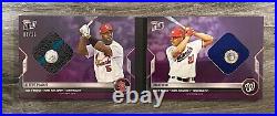2022 Topps Now Albert Pujols HR Derby Game Used Dual Sock Relic #5/25 MLB HOLO