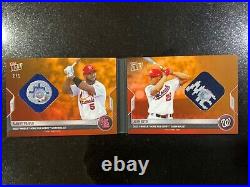 2022 Topps Now Albert Pujols HR Derby Game Used Dual Sock Relic /5 MLB HOLO