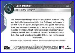 2022 Topps Now Julio Rodriguez Home Run Derby Auto Blue/49 Rookie RC PRESALE