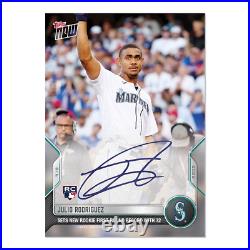 2022 Topps Now Julio Rodriguez Rc Mariners #568a On-card Auto /99 (pre Sale)