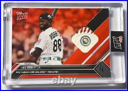 2023 Luis Robert Jr Home Run Derby Game Used Ball Relic 9/10 Topps Now Card 551a