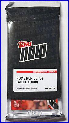 2023 Luis Robert Jr Home Run Derby Game Used Ball Relic 9/10 Topps Now Card 551a