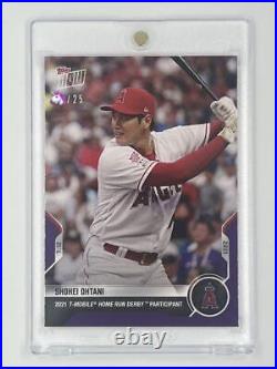 25 Pieces Limited Topps Now Shohei Ohtani Home Run Derby