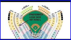 4 tickets LOGE 157 MLB ALL STAR Home Run Derby & workout Monday 7/18/22 Dodger