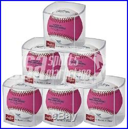 (6) 2019 Home Run Derby Rawlings Official MLB Moneyball Baseball Indians Cubed