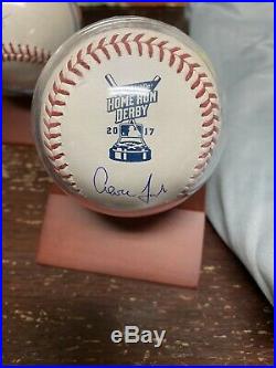 AARON JUDGE Autographed Authentic 2017 Home Run Derby Baseball PSA Certified