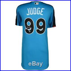 AARON JUDGE Autographed Yankees 2017 Home Run Derby Authentic Jersey FANATICS