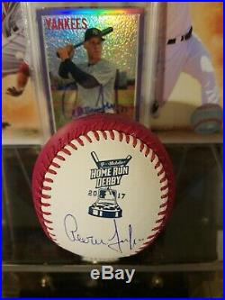 AARON JUDGE Signed Authentic 2017 Home Run Derby Moneyball Baseball COA
