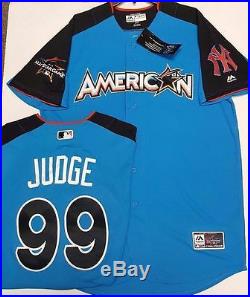 AARON JUDGE YANKEES AUTHENTIC 2017 HOME RUN DERBY ALL STAR JERSEY SIZE 44 large