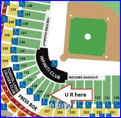 ALL-STAR WORKOUT + HOME RUN DERBY 2 MLB GAME TICKETS at PLATE 7-12-2021 COLORADO