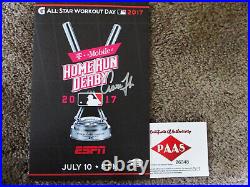 Aaron Judge 2017 Home Run Derby Autograph withCOA