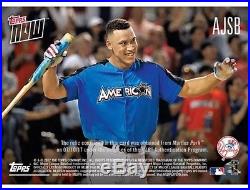 Aaron Judge 2017 Home Run Derby Champion Topps Now Sock Relic #\25