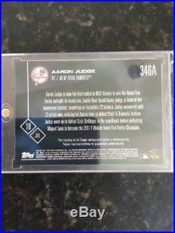 Aaron Judge 2017 TOPPS Now Auto 2/99 #346 HOME RUN DERBY CHAMPION