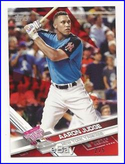 Aaron Judge 2017 Topps Mini Red Parallel RC /5 #US1 Yankees Home Run Derby