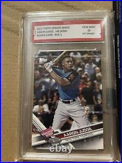 Aaron Judge 2017 Topps Update 1st Graded 10 Rookie Card Rc #us1 New York Yankees
