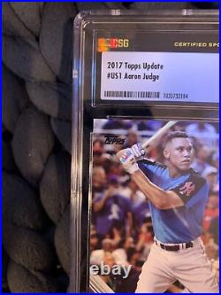 Aaron Judge 2017 Topps Update Home Run Derby RC #US1 NY YANKEES CSG Mint+ 9.5
