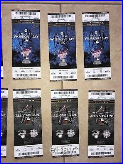 Aaron Judge All Star Game Home Run Derby Signed Autographed Ticket Lot of 20