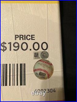 Aaron Judge Autographed 2017 Replica Home Run Derby Ticket Canvas Fanatics MLB