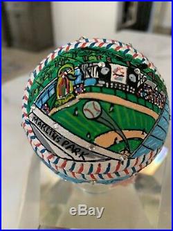 Aaron Judge Autographed Fazzino 2017 All Star & Home Run Derby Baseball JSA LOA
