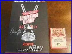 Aaron Judge Autographed Signed 2017 Home Run Derby Program COA