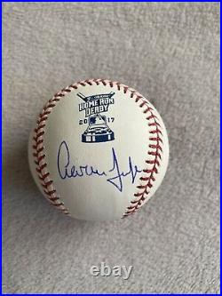 Aaron Judge Autographed Signed NY Yankees 2017 Home Run Derby Baseball MLB COA