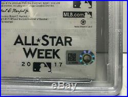 Aaron Judge & Cody Bellinger Signed 217 All-Star Home Run Derby Ticket Stub PSA