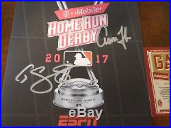 Aaron Judge & Gary Sanchez Autograph Hand Signed Home Run Derby Program COA