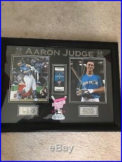 Aaron Judge Homerun Derby Autographed Plaque