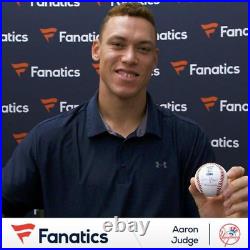 Aaron Judge New York Yankees Autographed 2017 Home Run Derby Logo Baseball Aut