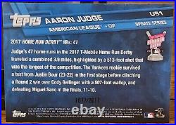 Aaron Judge RC 2017 Topps Update Gold Home Run Derby #US1 Aaron Judge RC /2017