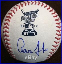 Aaron Judge Signed 2017 Home Run Derby Baseball Auto RARE Yankees #99 BAS COA