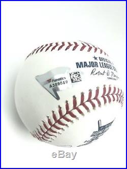 Aaron Judge Signed 2017 Home Run Derby Baseball Fanatics / MLB COA NY Yankees