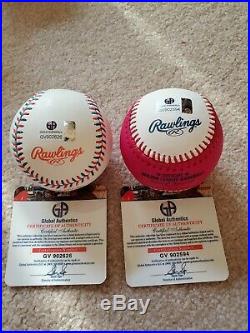 Aaron Judge Signed 2017 Home Run Derby and Allstar Game Baseball COA
