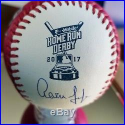Aaron Judge Signed/Autographed (2017) Home Run Derby Baseball (Fanatics) C. O. A
