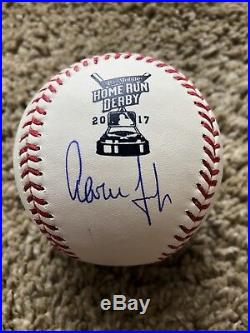 Aaron Judge Signed Autographed 2017 Home Run HR Derby Baseball Fanatics MLB COA