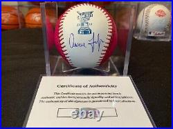 Aaron Judge Signed Baseball 2017 HOMERUN DERBY MONEY BALL Autographed AUTO + COA