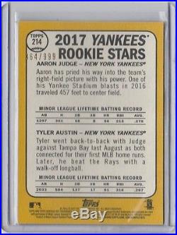 Aaron Judge Super Star 4 card Lot New York Yankee Rookie All-Star Home Run Derby