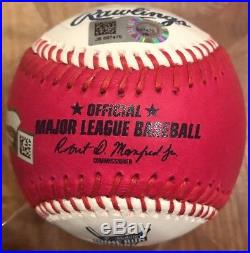 Aaron Judge Yankees Signed Home Run Derby Moneyball Baseball Autographed MLB Hol