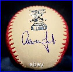Aaron Judge autographed signed 2017 Rawlings official Home Run Derby Money Ball