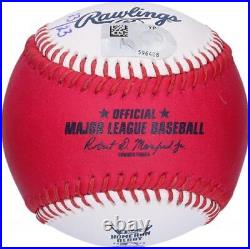 Adley Rutschman Orioles Signed 2023 Home Run Derby Logo Baseball withInsc-LE 23/23