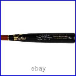 Adley Rutschman Orioles Signed Victus Game Model Bat withHome Run Derby Insc-LE 12