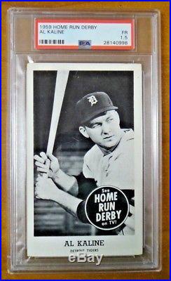 Al Kaline 1959 Home Run Derby Card PSA FR 1.5 Very Rare In Any Condition