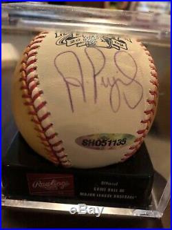 Albert Pujols 2009 Homerun Derby Autograph Baseball Upper Deck Authenticated