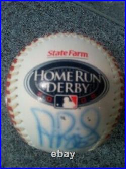 Albert Pujols Autographed Home run Derby Ball, 2008. JSA Holo Only