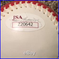 Albert Pujols Rawlings Official 2008 Home Run Derby Baseball JSA Sticker Only