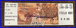 Andre Dawson Autographed 1987 Home Run Derby Ticket All Star Game